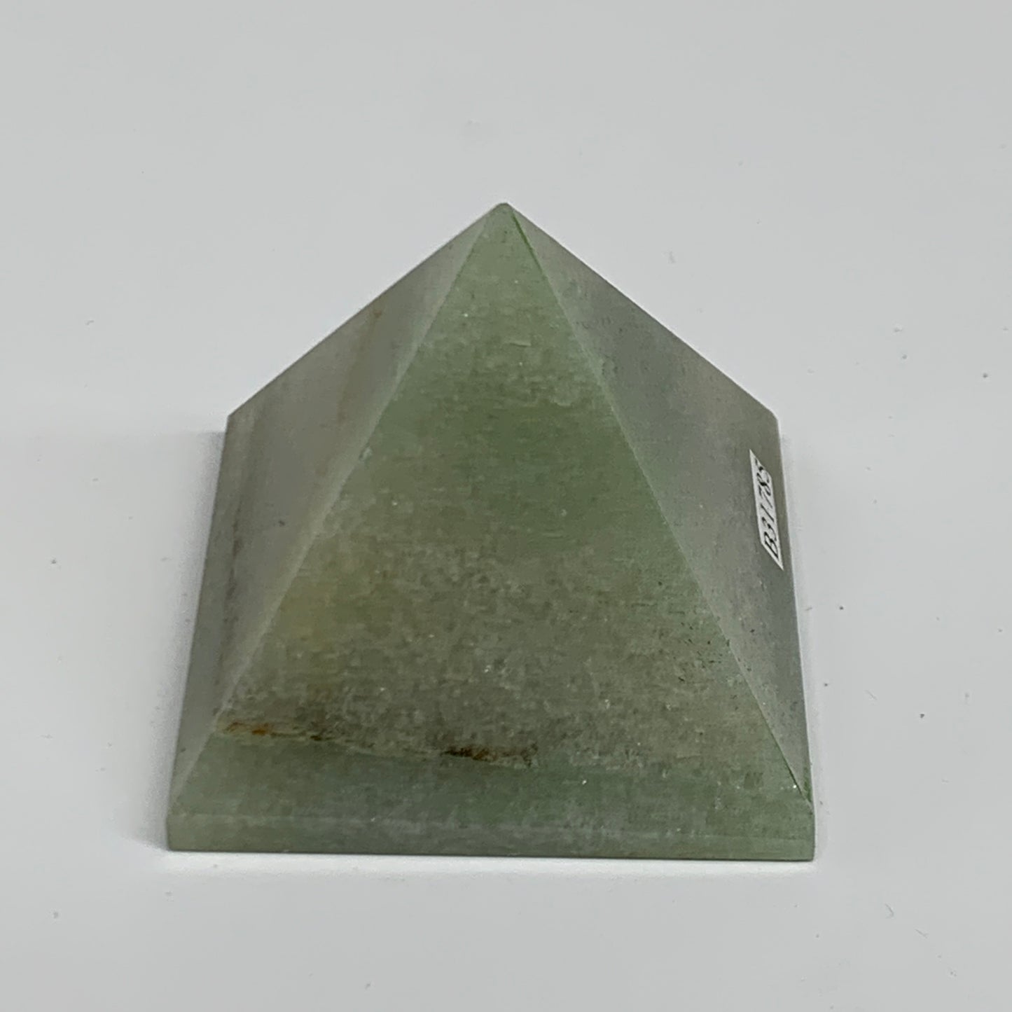 0.34 lbs, 1.9"x2.1", Green Aventurine Pyramid Gemstone,Healing Crystal, B31785