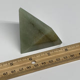 0.34 lbs, 1.9"x2.1", Green Aventurine Pyramid Gemstone,Healing Crystal, B31785