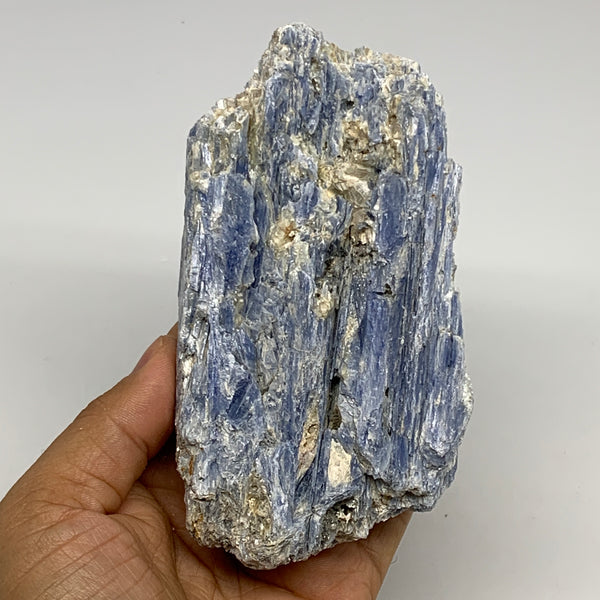 578g, 5"x2.7"x1.3", Rough Raw Blue Kyanite Chunk Mineral @Brazil, B28770