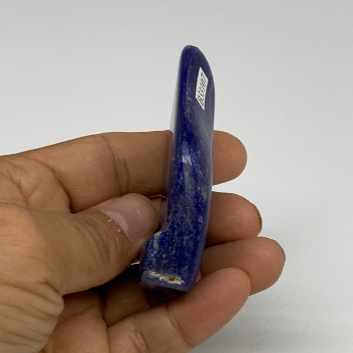 63.4g, 2.7"x1.6"x0.6",  Natural Freeform Lapis Lazuli from Afghanistan, B33107