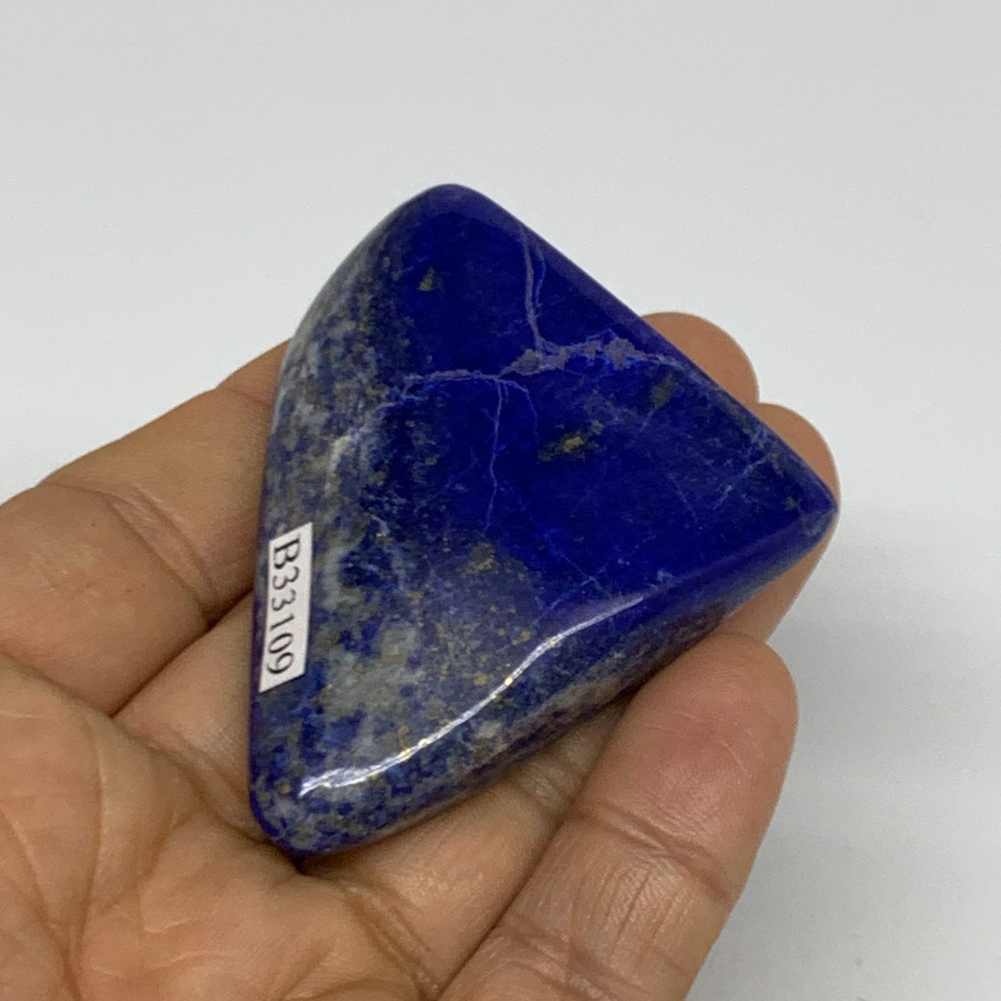 57.4g,2.1"x1.9"x0.6",  Natural Freeform Lapis Lazuli from Afghanistan, B33109