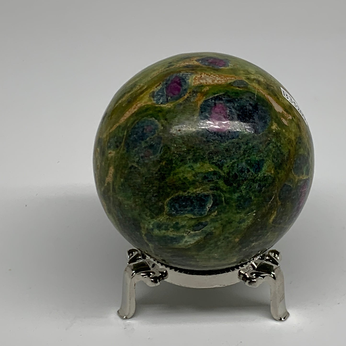 1 lbs, 2.6"(67mm), Zoisite with Ruby Sphere Sphere Ball Crystal, B25209