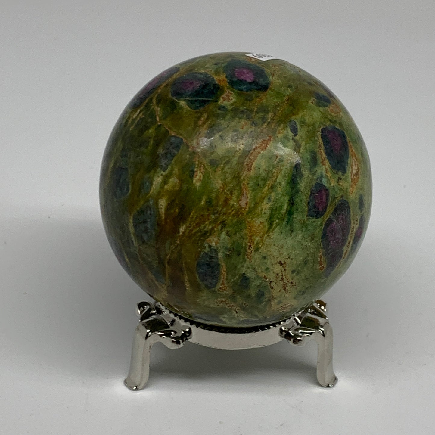 1 lbs, 2.6"(67mm), Zoisite with Ruby Sphere Sphere Ball Crystal, B25209