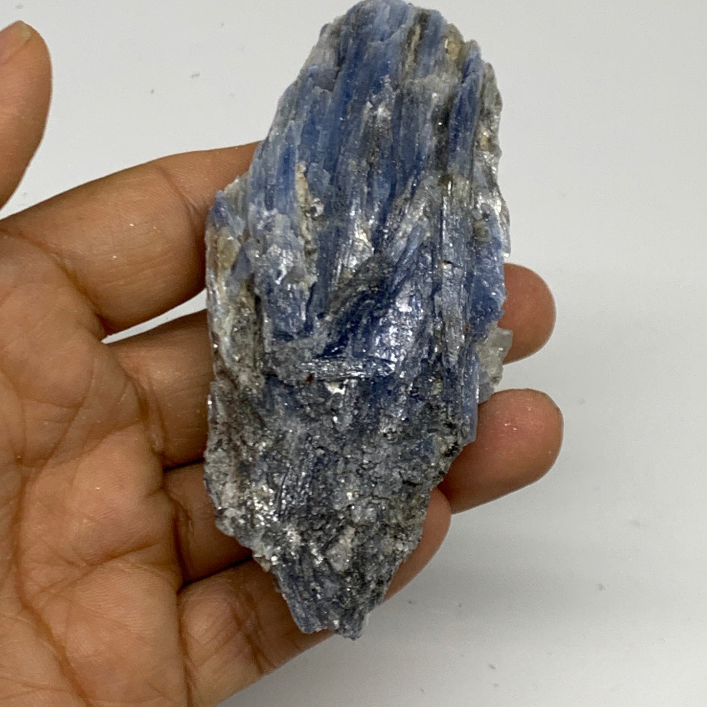2.2 lbs, 2,2"-3.7", 12pcs, Rough Blue Kyanite Crystal Minerals Specimens,B33115