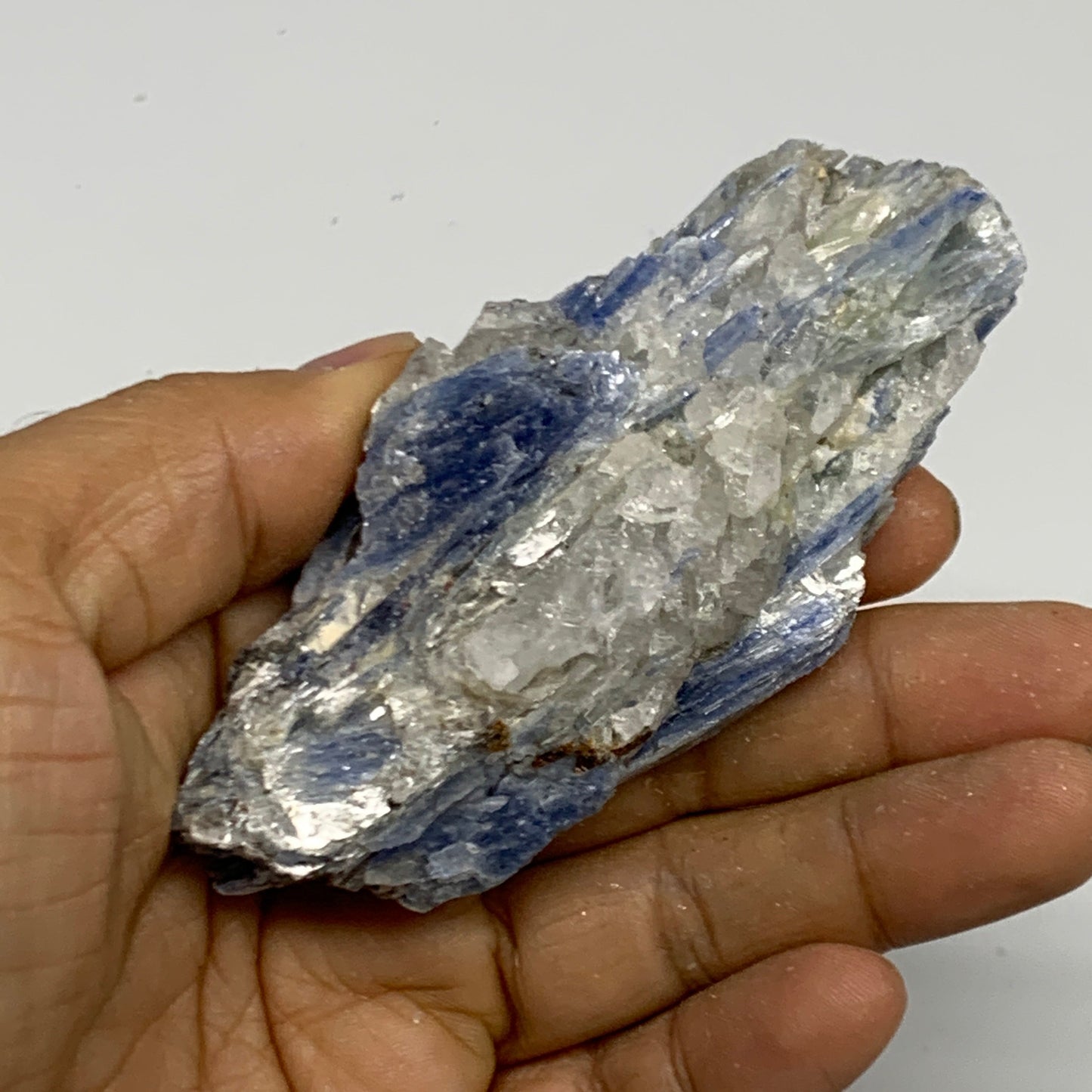 2.2 lbs, 2,2"-3.7", 12pcs, Rough Blue Kyanite Crystal Minerals Specimens,B33115