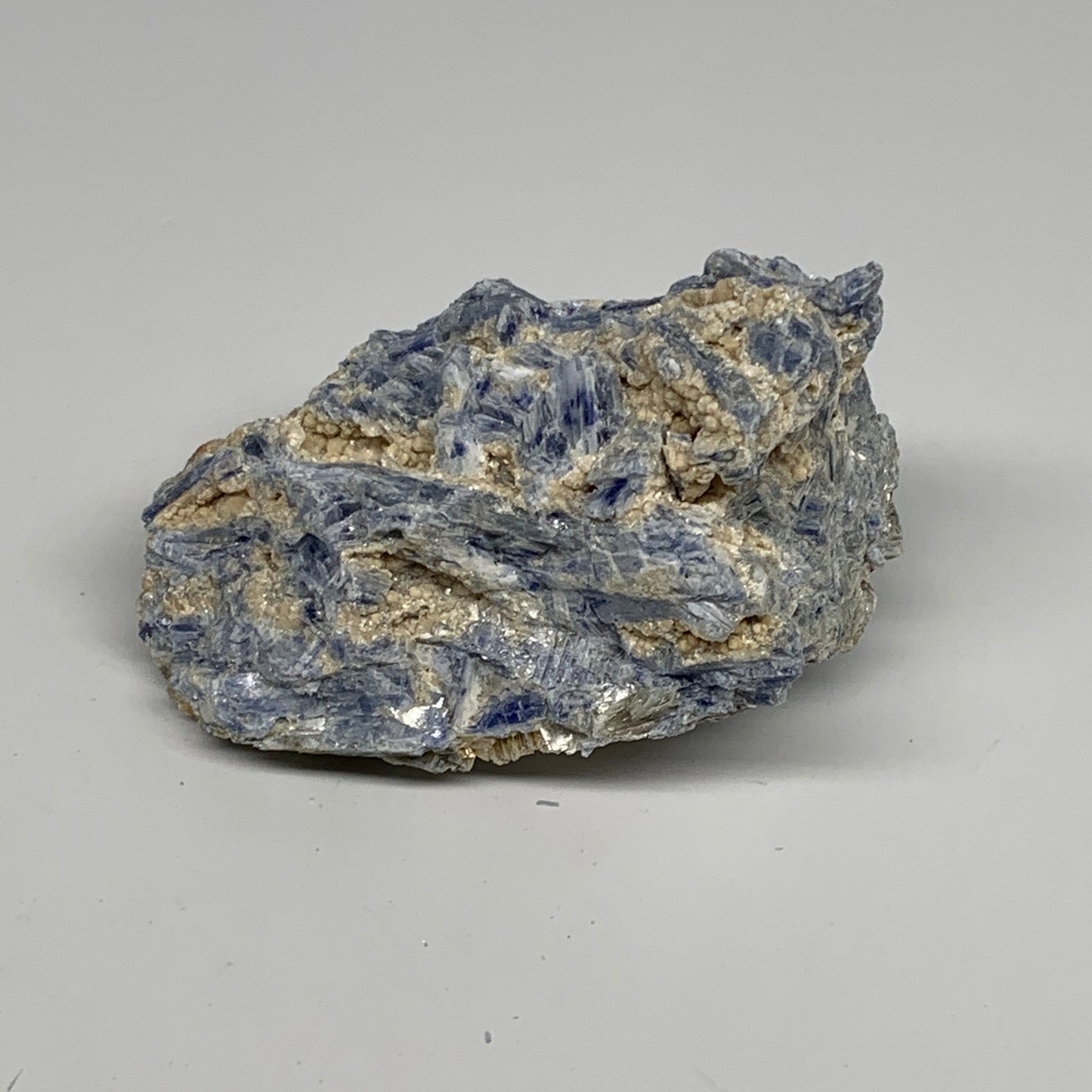 337.4g, 3.7"x2.3"x1.7", Rough Raw Blue Kyanite Chunk Mineral @Brazil, B28779