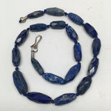 41.5 Grams 100% NATURAL Faceted Lapis Lazuli Beads Strand from Afghanistan, FB04 - watangem.com