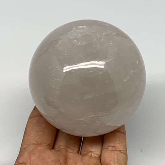 595g, 3"(75mm), Quartz Sphere Crystal Gemstone Ball @Brazil, B22444