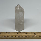 193.5g, 3.4"x1.9"x1.1", Natural Quartz Point Tower Polished Crystal @Brazil, B19