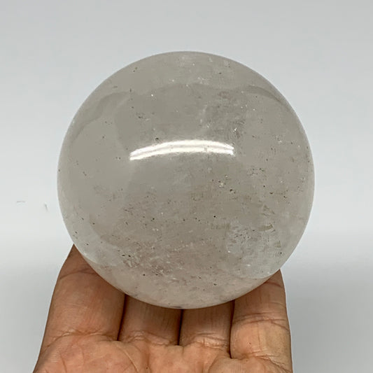 525g, 2.9"(72mm), Quartz Sphere Crystal Gemstone Ball @Brazil, B22446