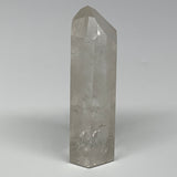 175g, 3.7"x1.6"x1.1", Natural Quartz Point Tower Polished Crystal @Brazil, B1916
