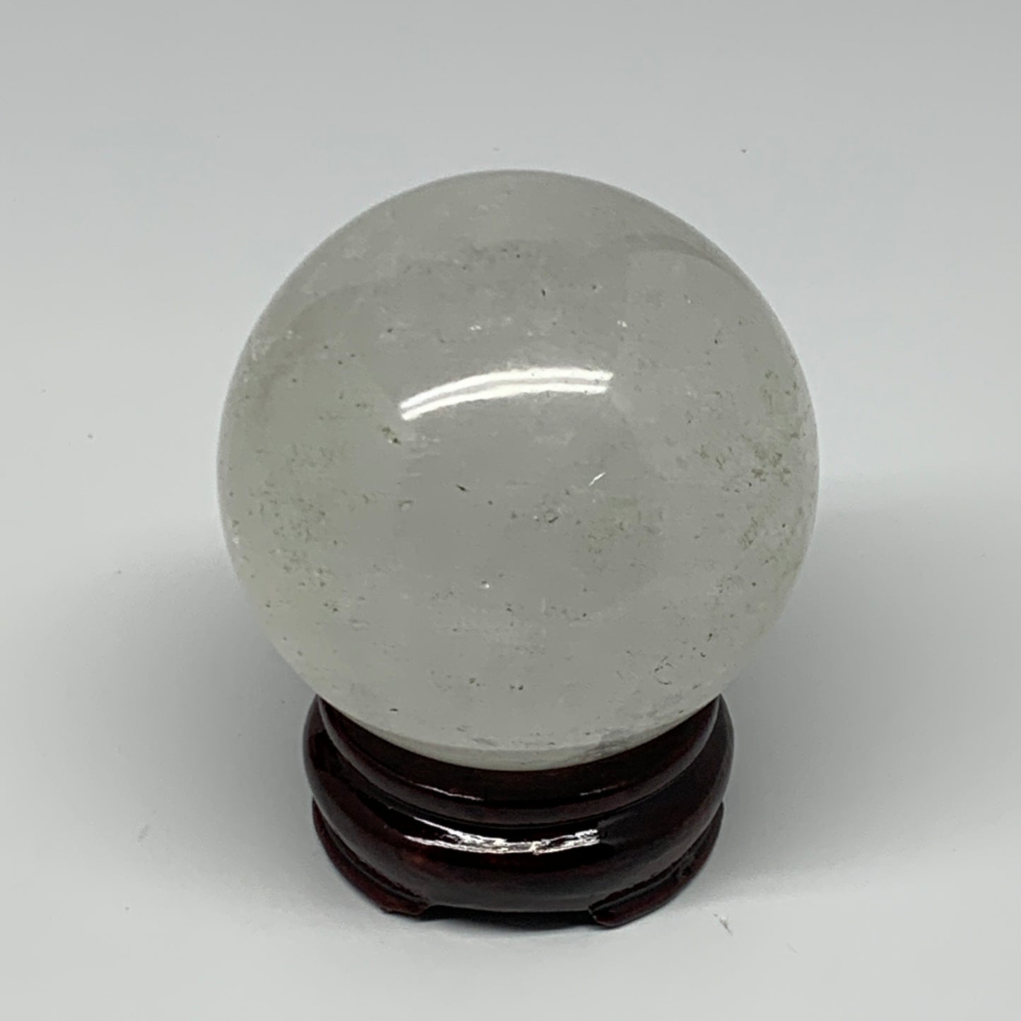 525g, 2.9"(72mm), Quartz Sphere Crystal Gemstone Ball @Brazil, B22446