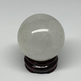 525g, 2.9"(72mm), Quartz Sphere Crystal Gemstone Ball @Brazil, B22446