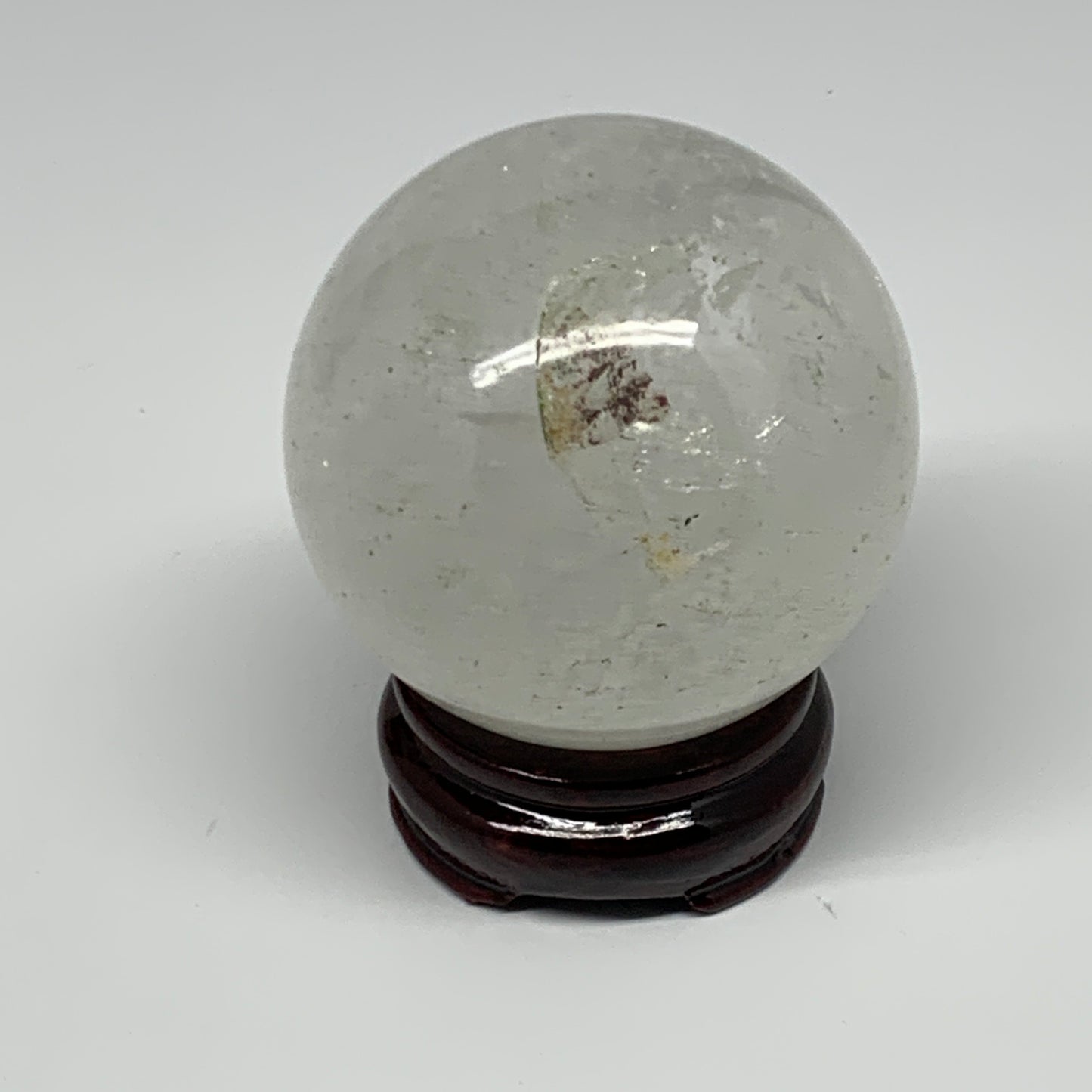 525g, 2.9"(72mm), Quartz Sphere Crystal Gemstone Ball @Brazil, B22446