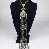 136.8g, 23" Turkmen Necklace Pendant Long Necktie Old Vintage Gold-Gilded,TN398