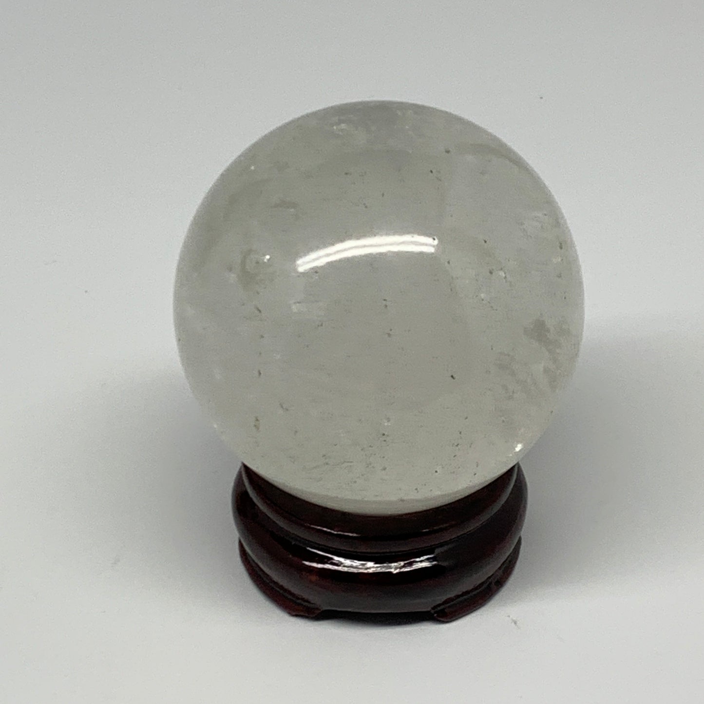 525g, 2.9"(72mm), Quartz Sphere Crystal Gemstone Ball @Brazil, B22446