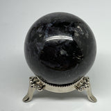353.8g,2.4" (61mm) Indigo Gabbro Spheres Merlinite Gemstone @Madagascar,B19811