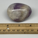 124.8g,2.2"x1.8"x1.5", Banded Amethyst Palm-Stone Crystal Polished Reiki, B15256
