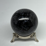 353.8g,2.4" (61mm) Indigo Gabbro Spheres Merlinite Gemstone @Madagascar,B19811