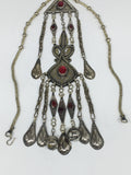 103.8g, 21" Turkmen Necklace Pendant Long Necktie Old Vintage Gold-Gilded,TN401