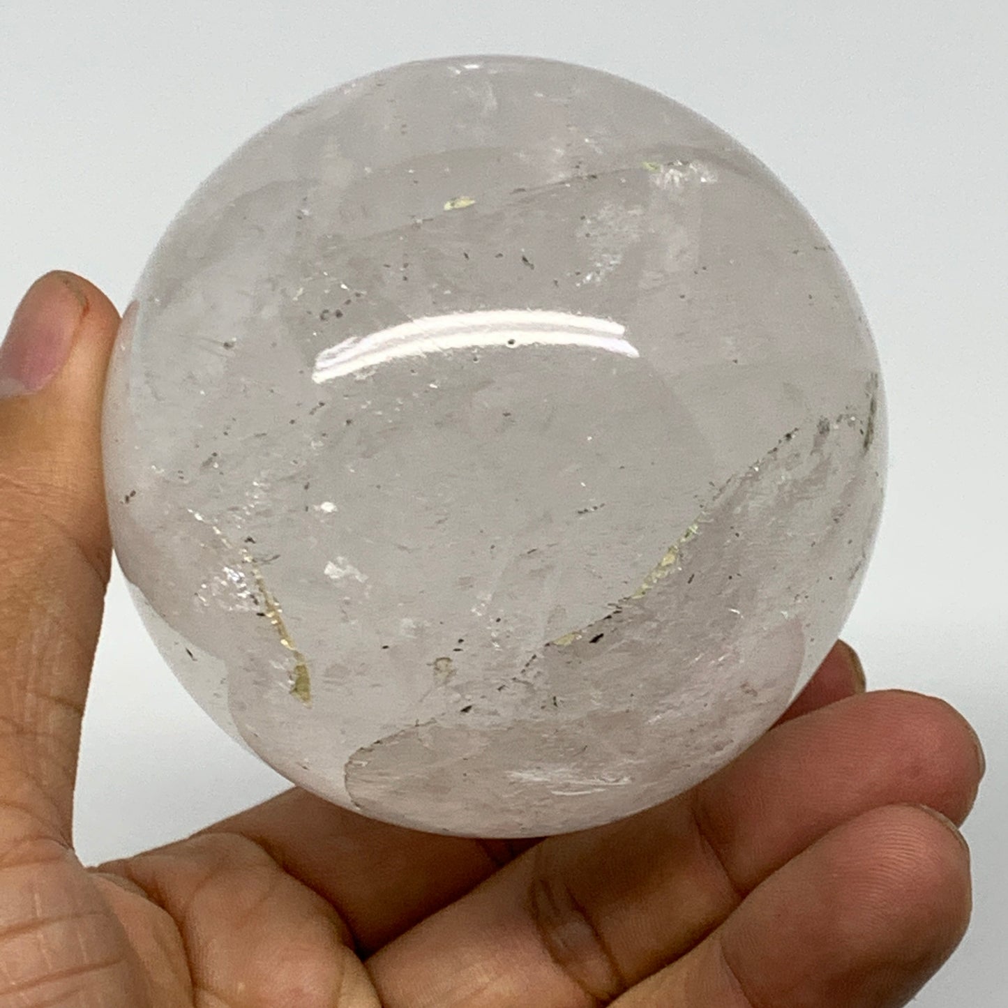 483.1g, 2.8"(70mm), Quartz Sphere Crystal Gemstone Ball @Brazil, B22449