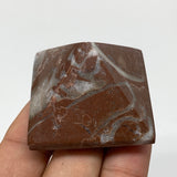 54.9g,1.1"x1.6" Natural Untreated Red Shell Fossils Pyramid Reiki Energy, F1186