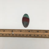 14g, 2.15"x 1" Sonora Sunset Chrysocolla Cuprite Cabochon from Mexico,SC193