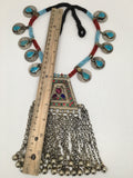 246 Grams Afghan Kuchi Jingle Coins Chain Bells Boho ATS Pendants Necklace,KC110 - watangem.com