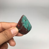 14.7g, 1.7"x 1.3" Sonora Sunset Chrysocolla Cuprite Cabochon from Mexico,SC199
