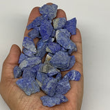 136g, 35pcs, 0.7"-1.3", Small Tiny Chips Rough Lapis Lazuli @Afghanistan, B11982