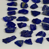 136g, 35pcs, 0.7"-1.3", Small Tiny Chips Rough Lapis Lazuli @Afghanistan, B11982