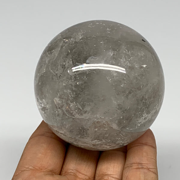 361.4g, 2.5"(64mm) Quartz Sphere Crystal Gemstone Ball @Brazil, B22456