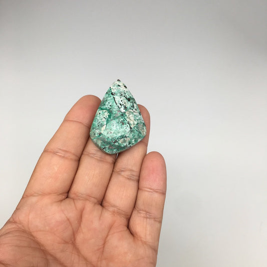 16.1g, 1.7"x 1.2" Sonora Sunset Chrysocolla Cuprite Cabochon from Mexico,SC201