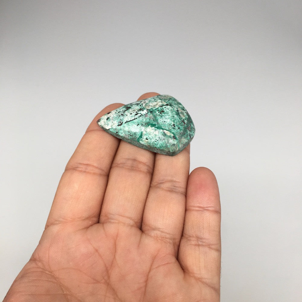16.1g, 1.7"x 1.2" Sonora Sunset Chrysocolla Cuprite Cabochon from Mexico,SC201