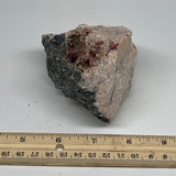 476.2g, 3.7"x3"x2.4", Rosalite Rough Mineral Specimens @Morocco, B11127