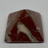 56.5g,1.2"x1.6" Natural Untreated Red Shell Fossils Pyramid Reiki Energy, F1198