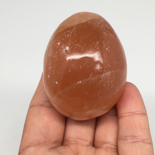 150.6g, 2.2"x1.7" Honey Color Onyx Polished Small Eggs from Morocco, MF3398
