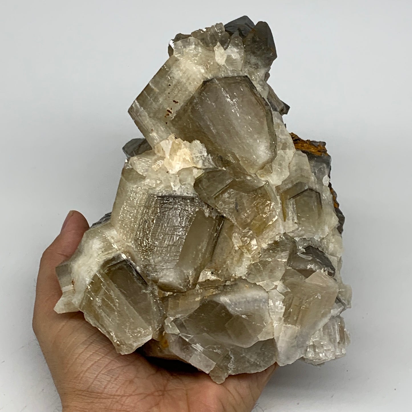 1680g, 6.1"x5"x4.4", Natural Brown Calcite Mineral Specimens @Morocco, B11129