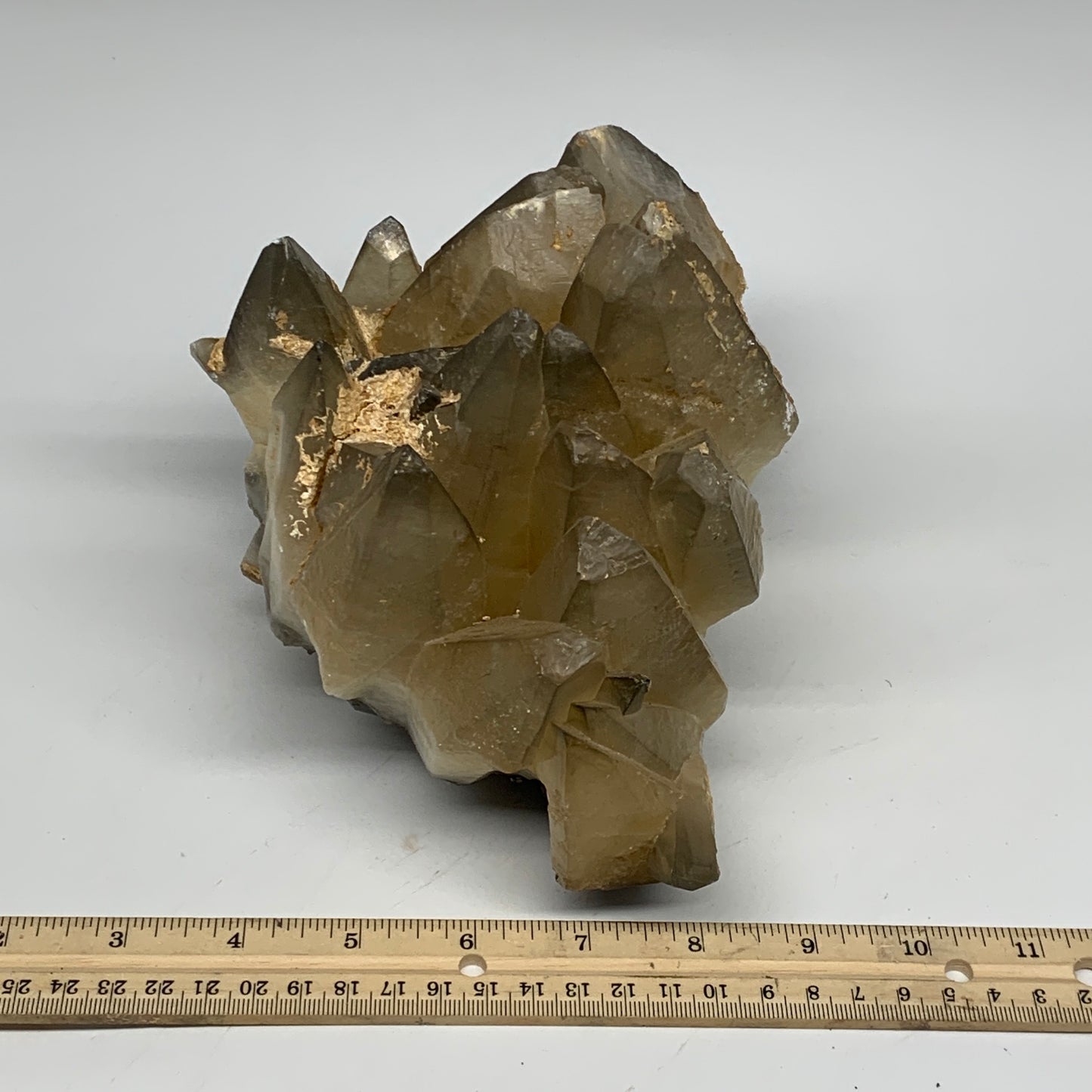 3244g, 8.5"x6"x5.3", Natural Brown Calcite Mineral Specimens @Morocco, B11131