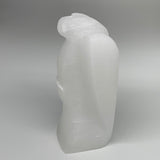 1376g, 7"x4.1"x2.8" White Selenite (Satin Spar) Angel Lamps @Morocco,B9468