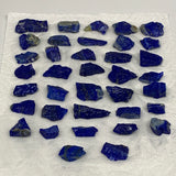132.5g,37pcs,0.6"-1.3", Small Tiny Chips Rough Lapis Lazuli @Afghanistan,B11990
