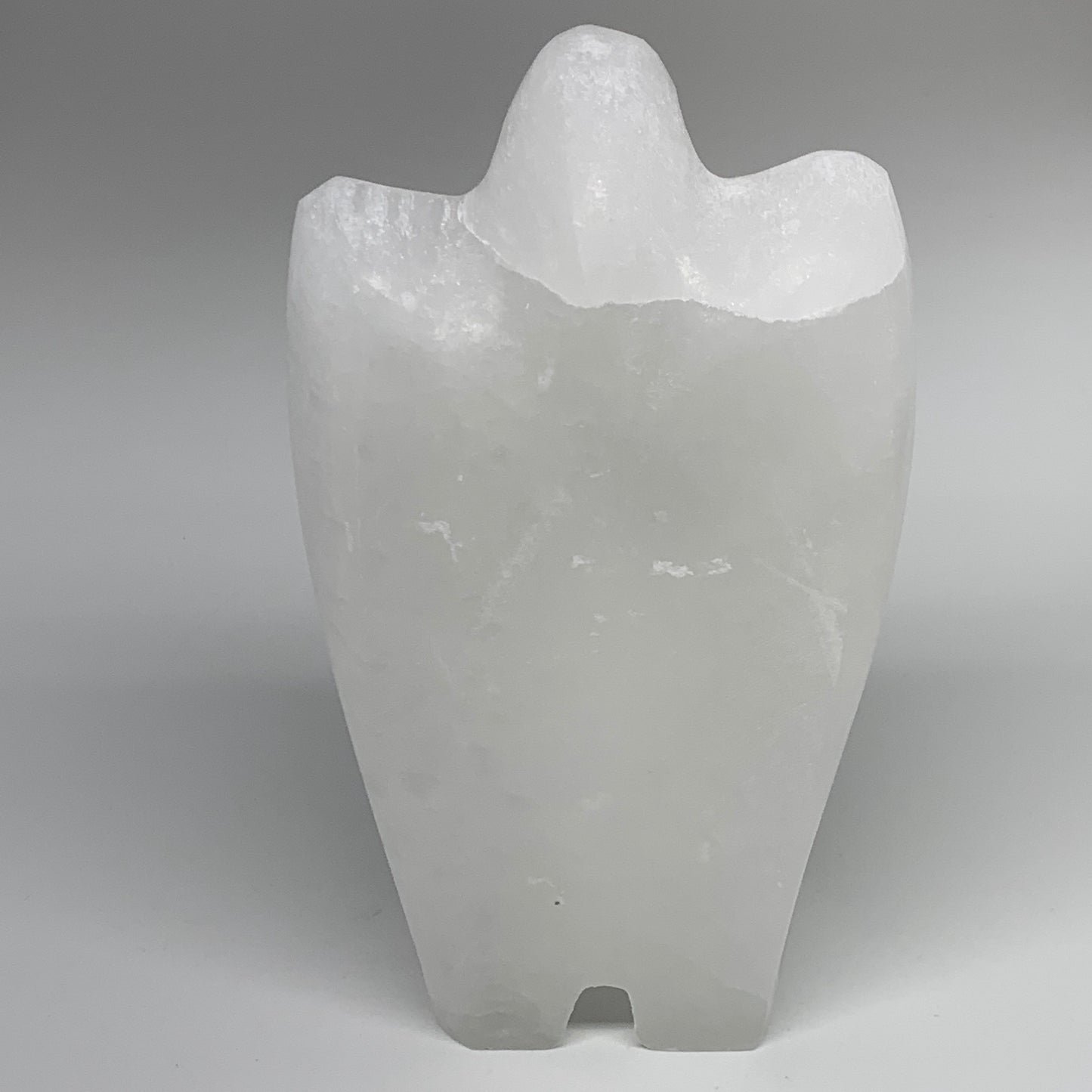 1134g, 6.75"x4.1"x2.5" White Selenite (Satin Spar) Angel Lamps @Morocco,B9469