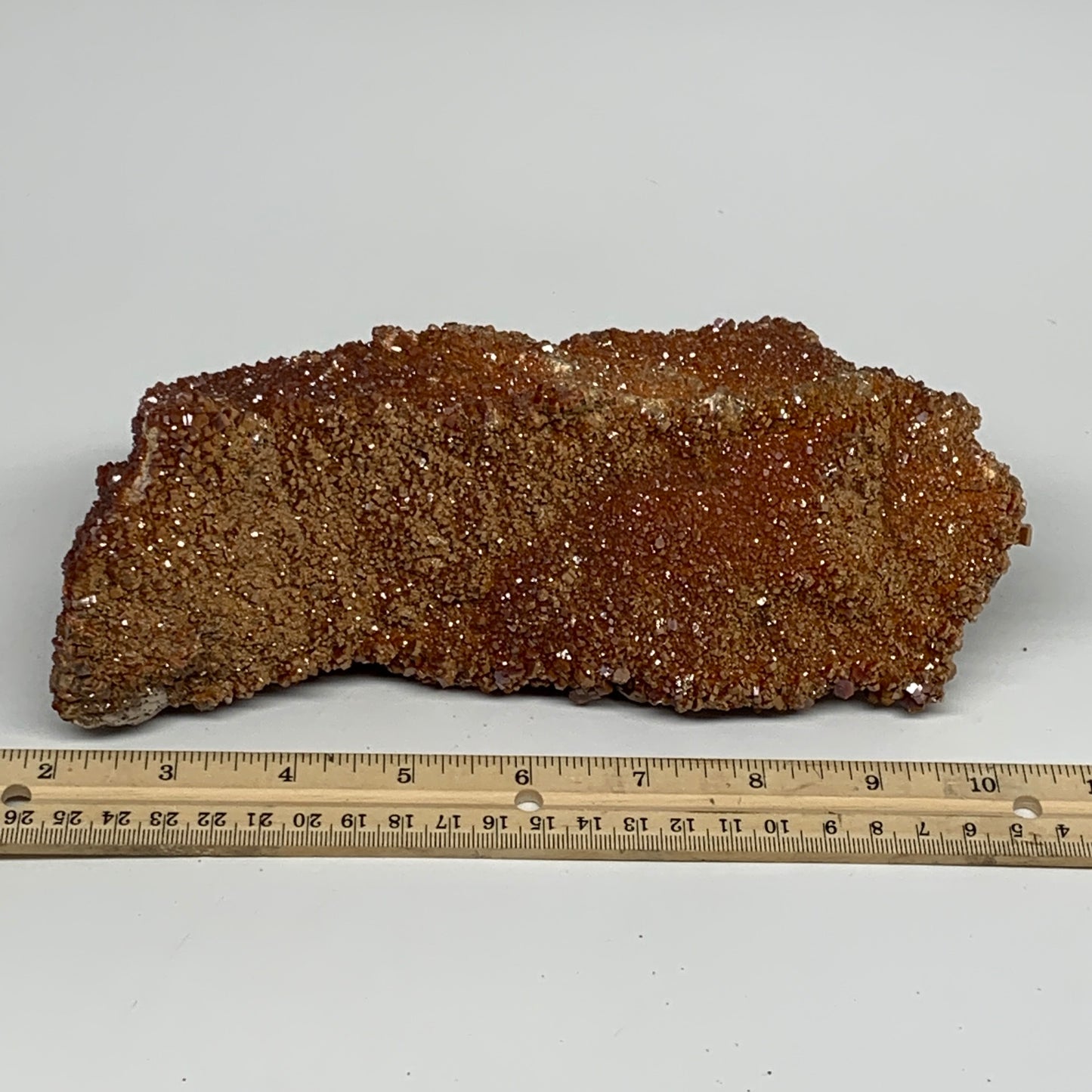 1838g, 8.25"x3.1"x3.4", Vanadinite Small Crystals Cluster Mineral Specimens, B11