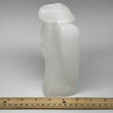 1134g, 6.75"x4.1"x2.5" White Selenite (Satin Spar) Angel Lamps @Morocco,B9469