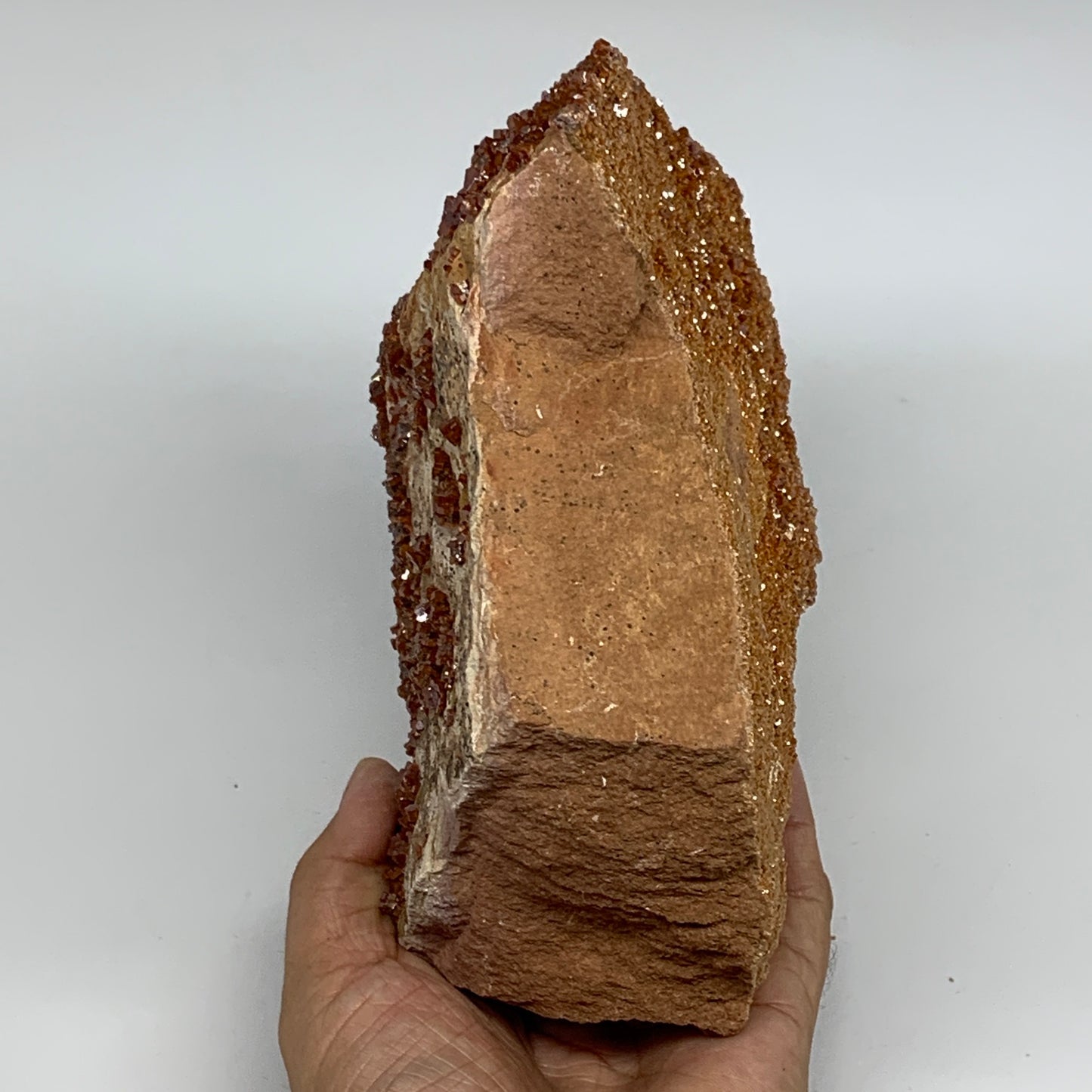 1600g, 7"x4.7"x3", Vanadinite Small Crystals Cluster Mineral Specimens, B11136