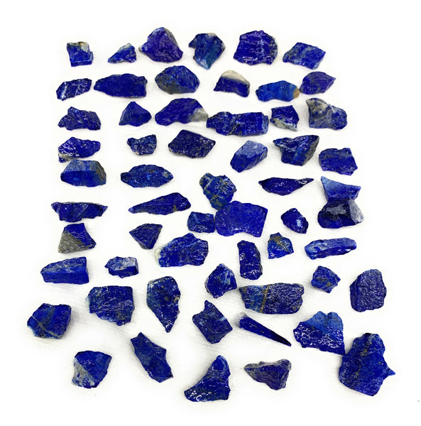 136.2g,58pcs,0.4"-1.3", Small Tiny Chips Rough Lapis Lazuli @Afghanistan,B11992