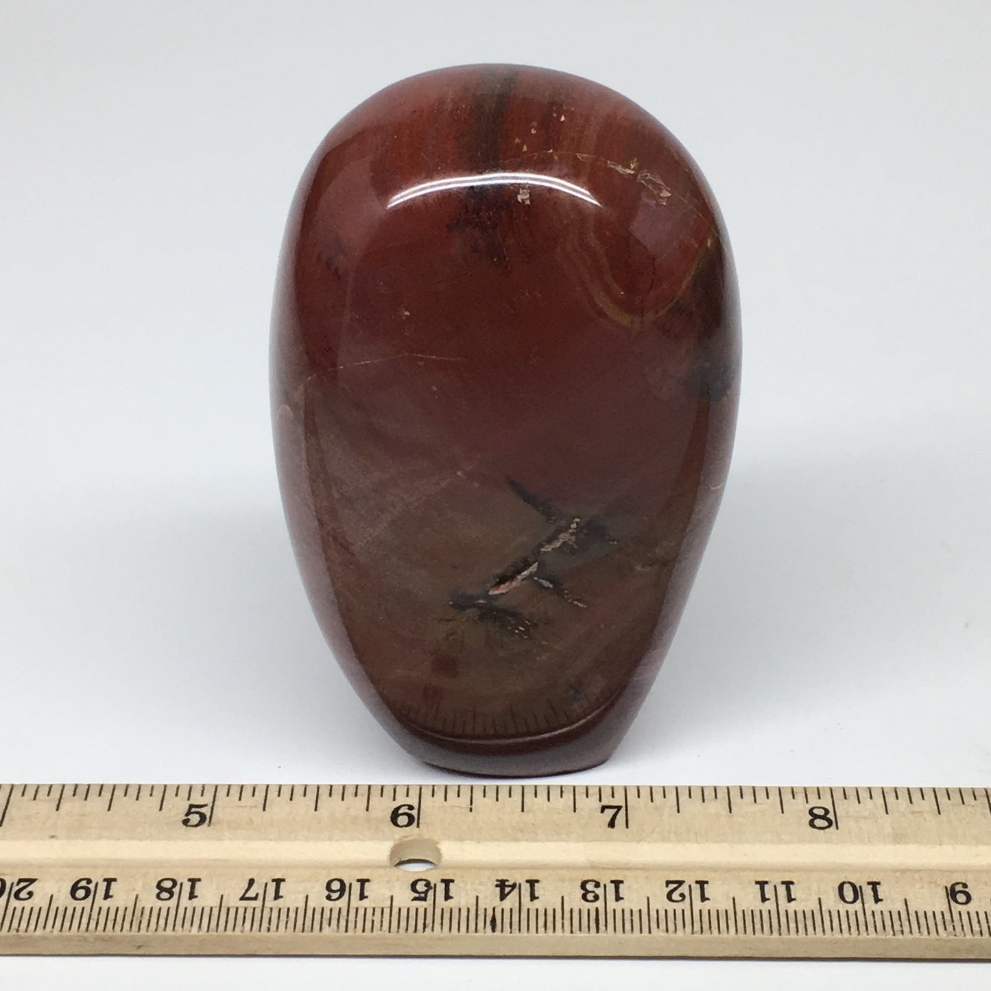 365.3g, 3.6"x2.2"x1.8" Natural Petrified Wood Freeform Polished Gemstones, B954