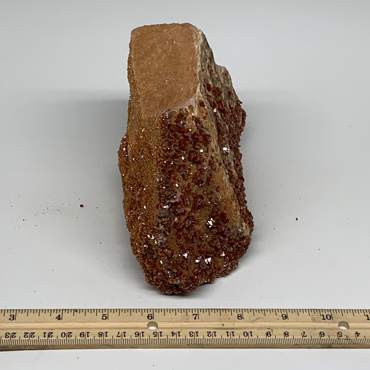 1600g, 7"x4.7"x3", Vanadinite Small Crystals Cluster Mineral Specimens, B11136