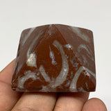 59.4g,1.1"x1.6" Natural Untreated Red Shell Fossils Pyramid Reiki Energy, F1211