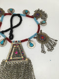 352 Grams Afghan Kuchi Jingle Coins Chain Bells Boho ATS Pendants Necklace,KC132